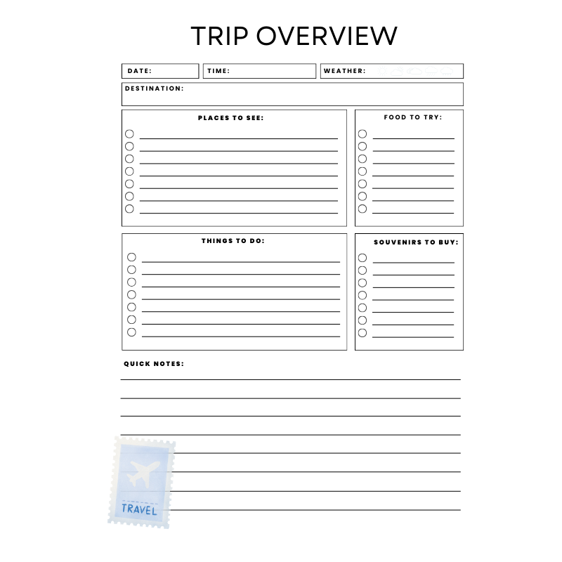 Travel Planner - TRV 001